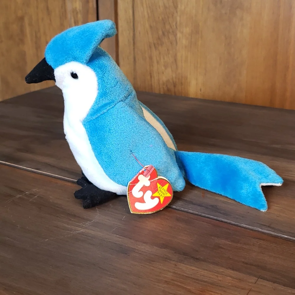 Ty Beanie Baby NWT 1997 ROCKET The Bluejay
